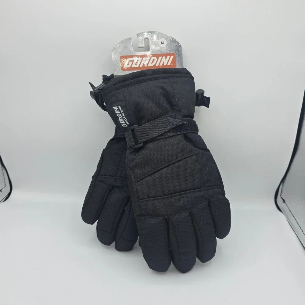 NWT Gordini Womens Ultra-Max Gauntlet Waterproof Winter Ski Gloves Black Medium